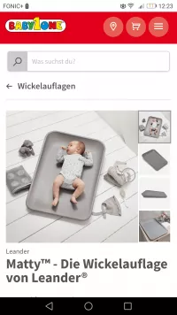 Wickelauflage Matty