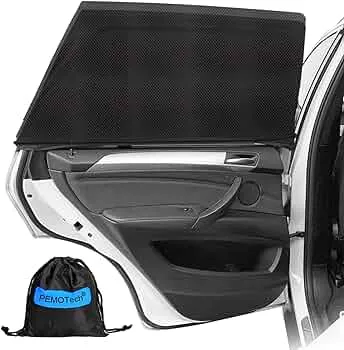 PEMOTech Sonnenschutz Auto Baby,(2-Stück)ZERTIFIZIERTER UV-Schutz,[2025 Upgrade] Nachhaltiges & Hochwertiges Atmungsaktive Spandex,Sonnenschutz Auto Kinder fit 99% Autos, Privatsphäre Für Ihre Familie : Amazon.de: Auto & Motorrad