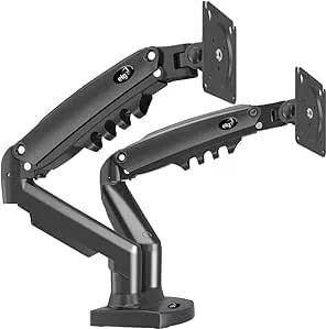Suporte Articulado de Mesa com Pistão a Gás e Ajuste de Altura para 2 Monitores de 17” a 35” - F160N : Amazon.com.br: Automotivo