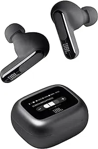 JBL Live Beam 3, Wireless Earbud-Kopfhörer mit Bluetooth, 48 Stunden Akkulaufzeit, True Adaptive Noise Cancelling und hochauflösendem JBL Signature Sound, IP55 wasserfest, mit Ohrstöpseln, Schwarz: Amazon.de: Elektronik & Foto