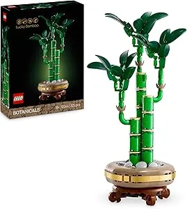 LEGO Botanicals Glücks-Bambus, Kunstpflanze - Bauset für Erwachsene - Geschenk für Einweihungspartys oder Abschlussfeiern für Frauen und Männer - Wohn-Deko 10344: Amazon.de: Küche, Haushalt & Wohnen