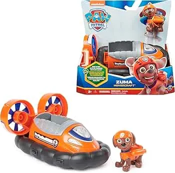 Paw Patrol, Luftkissenboot mit Zuma-Figur (Sustainable Basic Vehicle/Basis Fahrzeug), Spielzeug für Kinder ab 3 Jahren: Amazon.de: Spielzeug