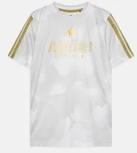 adidas Performance HOUSE OF TIRO COLORS OF FOOTBALL JUNIOR UNISEX - T-shirts print - white/gold metallic/hvid - Zalando.dk