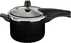 Panela de Pressão Tramontina Vancouver Effect em Alumínio com Revestimento Interno e Externo em Antiaderente Starflon Max Preto 20 cm 4,5 L | Amazon.com.br