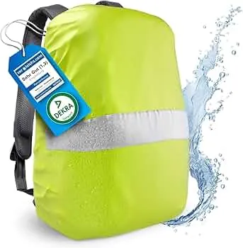 Nextcover® NY Universal regnslag til rygsæk & skoletaske [AquaShield] I 100% vandtæt rygsæk regnslag for effektiv beskyttelse mod våd I rygsæk belægning reflekterende I regncover : Amazon.de: Sport og friluftsliv