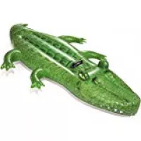 Intex Giant Gator Ride-On - Aufblasbarer Reittier - 203 x 114 cm: Amazon.de: Spielzeug