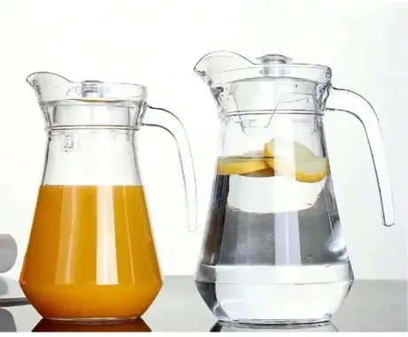 Jarra De Vidro Com Tampa Plástica 1,6l Line | MercadoLivre