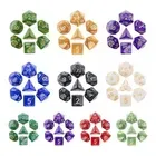 Kit Conjunto Dado Rpg Premium D&d 7 Peças Translúcidos | MercadoLivre