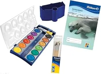 Pelikan 724609 Malset - K12 Deckfarbkasten mit Zubehör: Amazon.de: Küche, Haushalt & Wohnen