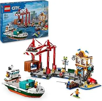 LEGO City Hafen mit Frachtschiff