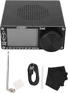 Fafeicy ATS25X1 Vollband-Funkempfänger, tragbarer Funkempfänger aus Aluminiumlegierung, mit 2,4-Zoll-Farb-Touchscreen und schnellen HAM-Bandkanal, unterstützt Verschiedene Schnittstellen: Amazon.de: Elektronik & Foto