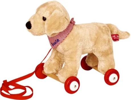 Labrador Luzie auf HolzrollenCoppenrathLabrador Luzie auf Holzrollen – korbmayer. ganz besonders. für kinder.