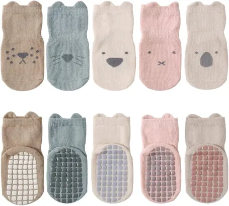 Socken Tiermotive Baumwolle, Mehrfarbig, 0-1 Jahr