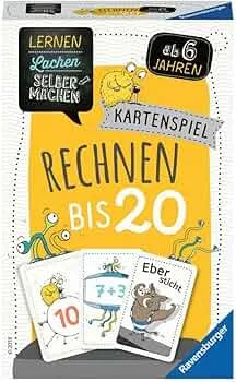 Ravensburger 80349 - Lernen Lachen Selbermachen: Rechnen bis 20, Kinderspiel ab 6 Jahren, Lernspiel für 1-5 Spieler, Kartenspiel, Mathematik: Amazon.de: Spielzeug