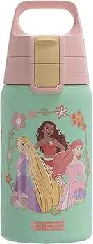 SIGG - Edelstahl Trinkflasche Kinder - Shield One Disney Princesses - Für Kohlensäurehaltige Getränke Geeignet - Auslaufsicher - Federleicht - BPA-frei - Sport & Schule - xxxx - 0,5L : Amazon.de: Spielzeug