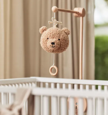 Jollein Spieluhr 'Teddy Bär' Bouclé braun 20cm online kaufen