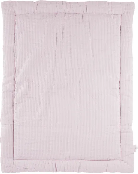 LITTLE Krabbeldecke Waffelpiqué Tender Rose | in Rosa | BabyOne