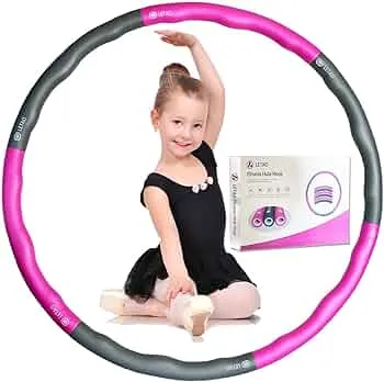 LETAO Rosa-Grau Hula Hoop Reifen Kinder