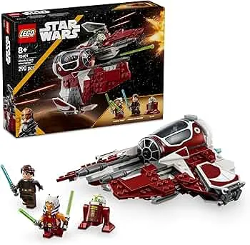 LEGO Star Wars 75401 Ahsokas Jedi Interceptor, Sternenjäger für Fans von The Clone Wars, Ahsoka Tano & Anakin Skywalker Minifiguren, mit Lichtschwertern und R7-A7, für Jungen und Mädchen ab 8 Jahren: Amazon.de: Spielzeug