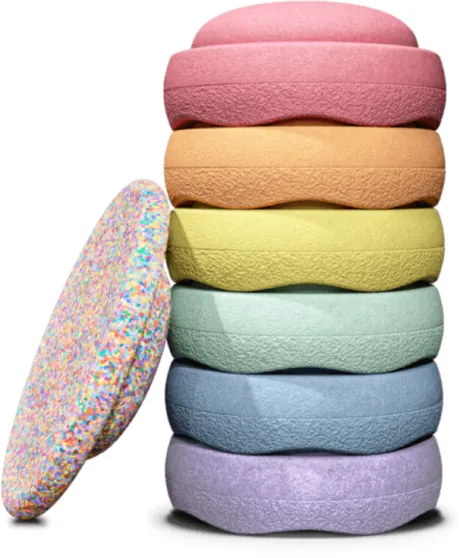 Stapelstein Confetti Rainbow Set pastel - Jetzt kaufen!, 179,00 €
