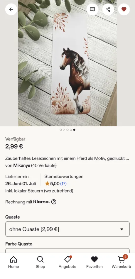 Lesezeichen