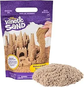 Kinetic Sand Beutel naturbraun, 907 g - magischer Spielsand
