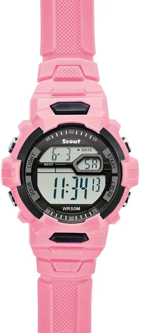 Scout Kinder Armbanduhr The Digi 280308006 rosa