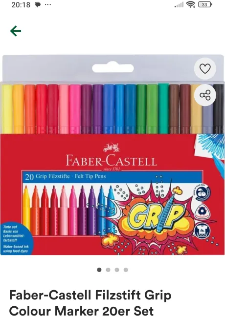 Faber Castell Filzstifte mit grip