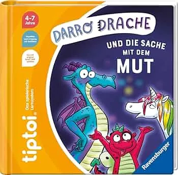 tiptoi® Darro Drache und die Sache mit dem Mut, Gefühle-Buch für Kinder ab 4 Jahre (Bildergeschichten über den Umgang mit Gefühlen) : Neudert, Cee, Rau, Katja: Amazon.de: Bücher