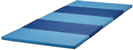 PLUFSIG Gymnastikmatte, faltbar, blau, 78x185 cm - IKEA Deutschland