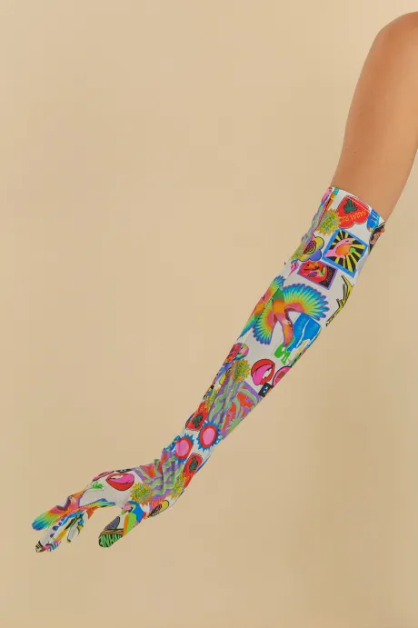 luva estampada stiker tropical isadora gallas