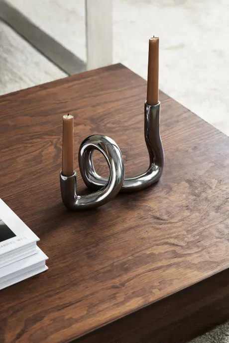 Kerzenständer aus Metall - Silberfarben - Home All | H&M DE