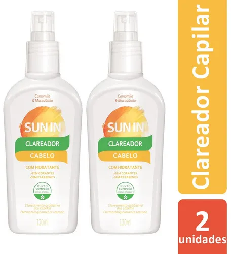 Clareador Hidratante Capilar Sun In Phytoervas - 2 Unidades | Frete grátis