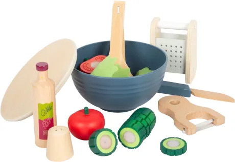 Schneide-Set Salat „fresh“ small foot Holzspielzeug