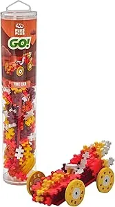 Plus-Plus 9604257 Geniales Konstruktionsspielzeug, GO Auto Kreativ-Bausteine Tube, 200 Teile, Fire Car, Mehrfarbig, Mini, 300.4257: Amazon.de: Spielzeug