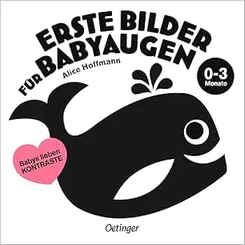 Erste Bilder für Babyaugen. 0-3 Monate: Babys lieben Kontraste. Kontrastbuch und Spielzeug zur visuellen Stimulation für Neugeborene, perfekt als Geschenk zur Geburt : Hoffmann, Alice, Hoffmann, Alice: Amazon.de: Bücher