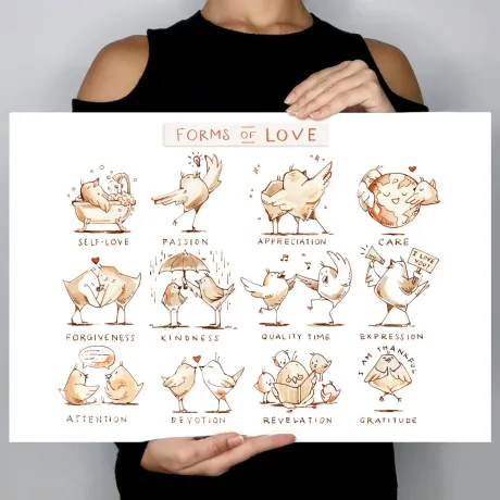 "Forms of LOVE" Art Print — JESS KARP
