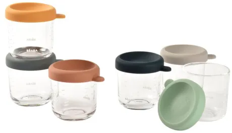 Coffret 6 Portions Verre 250 ml Sunrise | Conservation Béaba