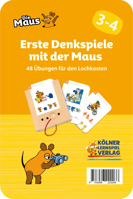 Erste Denkspiele mit der Maus 3-4+ – Kölner Lernspielverlag