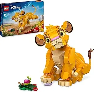 LEGO Disney Simba, the Lion Boy of the King, Building Toy for Children, Fantasy Playset with Lion Figure, Cool Gift Idea for Girls and Boys from 6 Years, Children's Toy 43243: Amazon.de: Toys