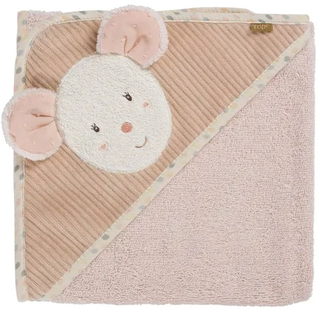 Fehn Kapuzenbadetuch Maus – Bade-Poncho aus Frottee mit Kapuze und Maus Motiv – saugstark & kuschelweich – für Babys und Kleinkinder ab 0+ Monaten : Amazon.de: Küche, Haushalt & Wohnen