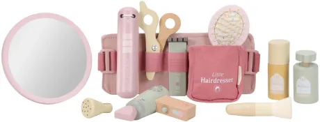 Holzfriseurset Rosa Essentials