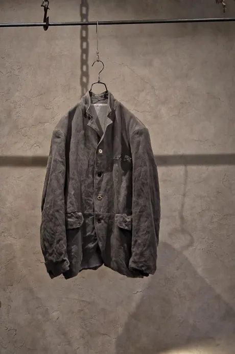 雨読 (udoku) "Sack Coat" size-L 墨 - maktub