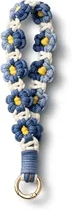 AOKSUNOVA Key Ring Macrame Key Chain Short Flowers Key Ring Boho for Women, ys16-12, M : Amazon.de: Fashion