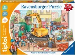 Ravensburger 00137 - tiptoi® Puzzle für kleine Entdecker: Baustelle, 2x12 Teile - Jetzt bei bücher.de bestellen