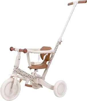 Little Dutch 6080.Offwhite 4-in-1 Tricycle - Sunny Flower: Amazon.de: Toys