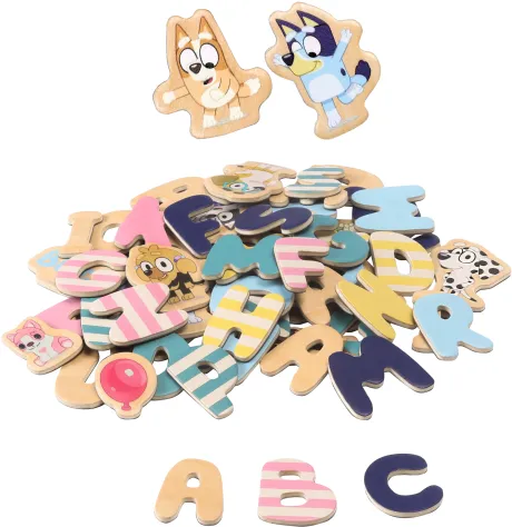 BLUEY MAGNETBUCHSTABEN UND -FIGUREN