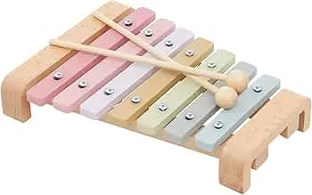 Mamabrum Wooden Box Set with Xylophone, 2 Beaters & Pointed Stones - Educational Music Toy for Toddlers from 3 Years - Promotes Motor Skills & Rhythm (5 Pieces): Amazon.de: Toys