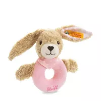 Hoppel Hase Greifring mit Rassel - Steiff.com