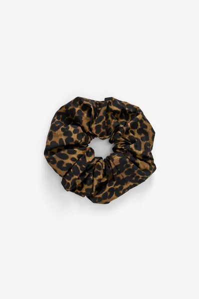 Bedrucktes Scrunchie – Braun – Damen – ARKET DE
